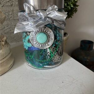 Turquoise pieces plus other mystery pieces.